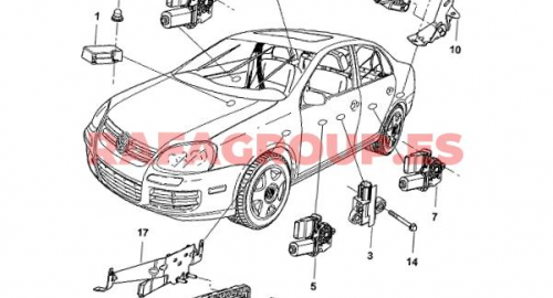 Elektr. Komponenten P. Airbag, Zentralsteuergerät für Komfortsystem